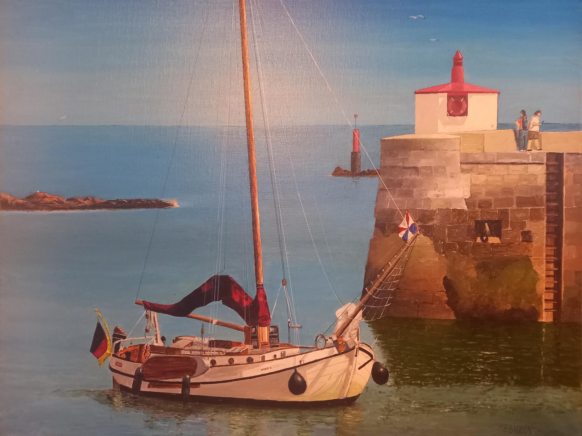 Vernissage des aquarelles de Patrick Bigeon