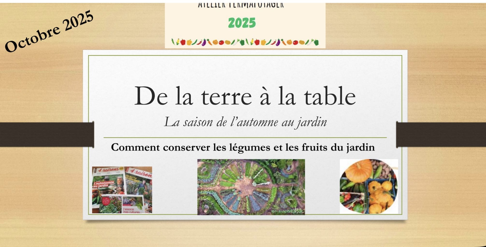 Atelier permapotager