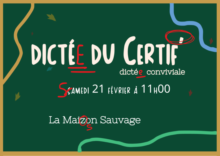 La dictée du certif&rsquo;
